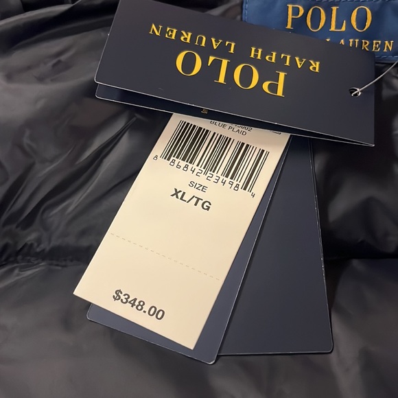 Polo Ralph Lauren tartan pattern puffer jacket - Picture 11 of 11